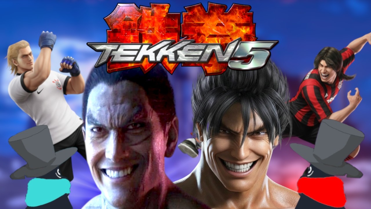 TEKKEN 5: SÓ LAPADA SECA NO PICO DA FRANQUIA👑🔥| TEAM BATTLE ENTRE IRMÃOS👊🤣