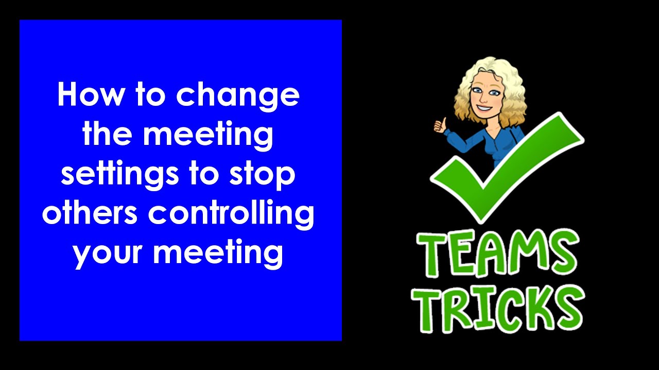 MS Teams - meeting options