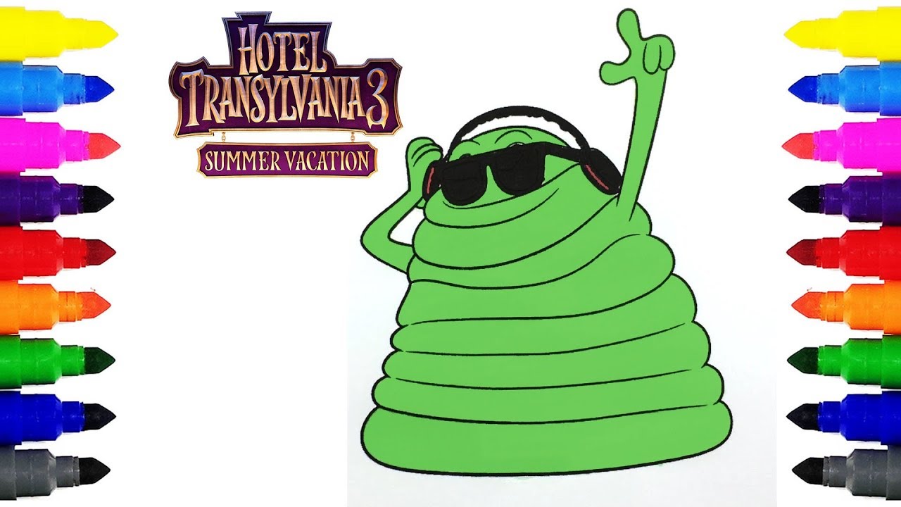 Hotel Transylvania 3 Blobby & Mummy Coloring Pages