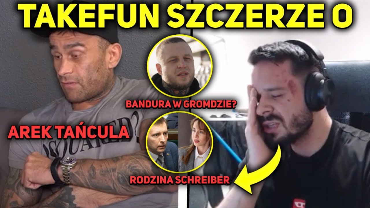 TAKEFUN SZCZERZE O ARKU TAŃCULI, BANDURA W GROMDZIE?, RODZINA SCHREIBER