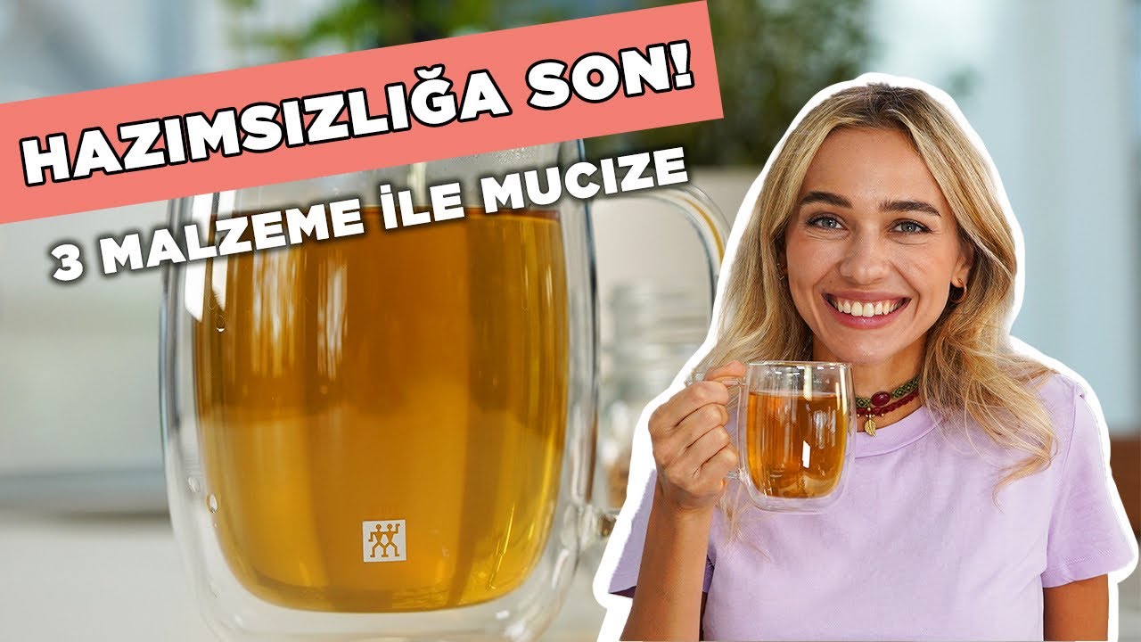 Hazımsızlığa Son Verecek Mucize Çay Tarifi! Sadece 3 Malzeme İle!