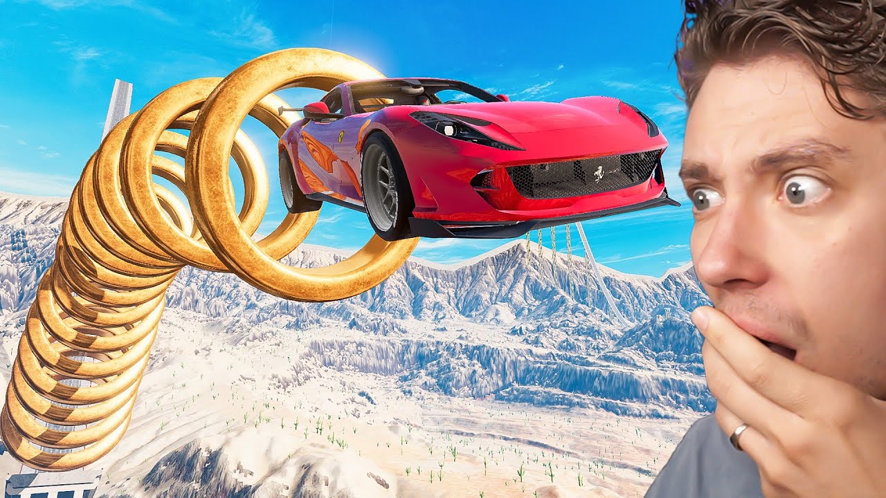 Cars vs IMPOSSIBLE RAMPS in beamNG