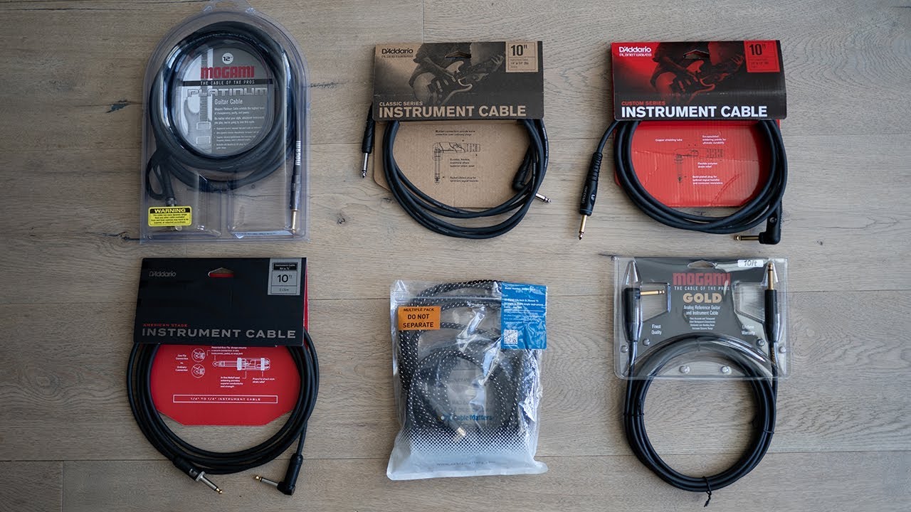 Ultimate Cable Shootout (Mogami/Daddario/Livewire/Cable Matters)