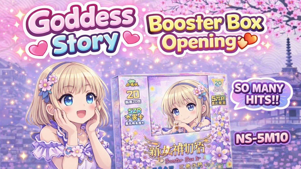 Goddess Story Booster Box Opening NS-5M10 🔥 Rare Waifu Cards & Amazing Pulls!