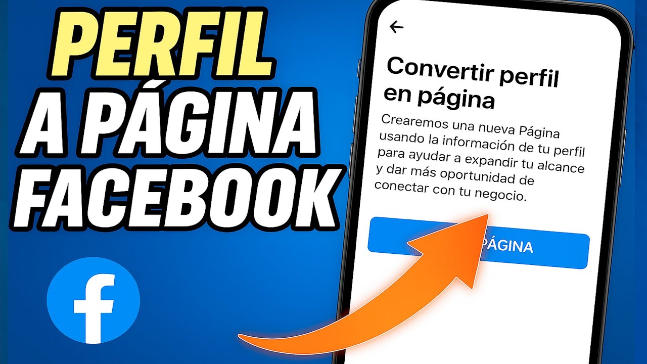 ✅COMO CONVERTIR MI PERFIL DE FACEBOOK EN UNA PAGINA