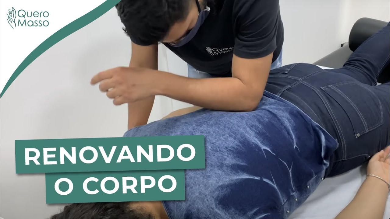 Massagem relaxante nas costas para dormir