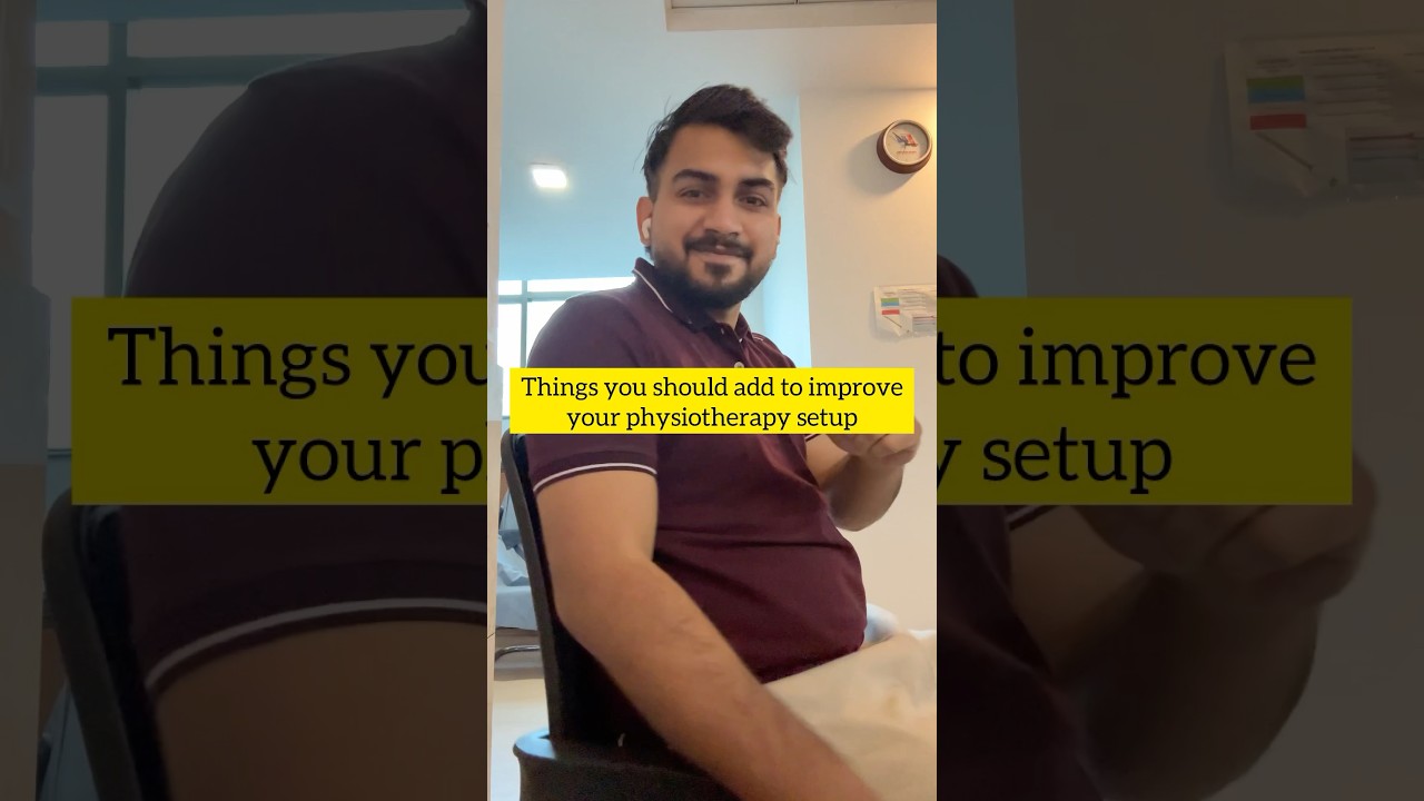 Physiotherapy clinic setup tips ❤️ #physiotherapist #neurorehab #bpt #physioclinic #doctor