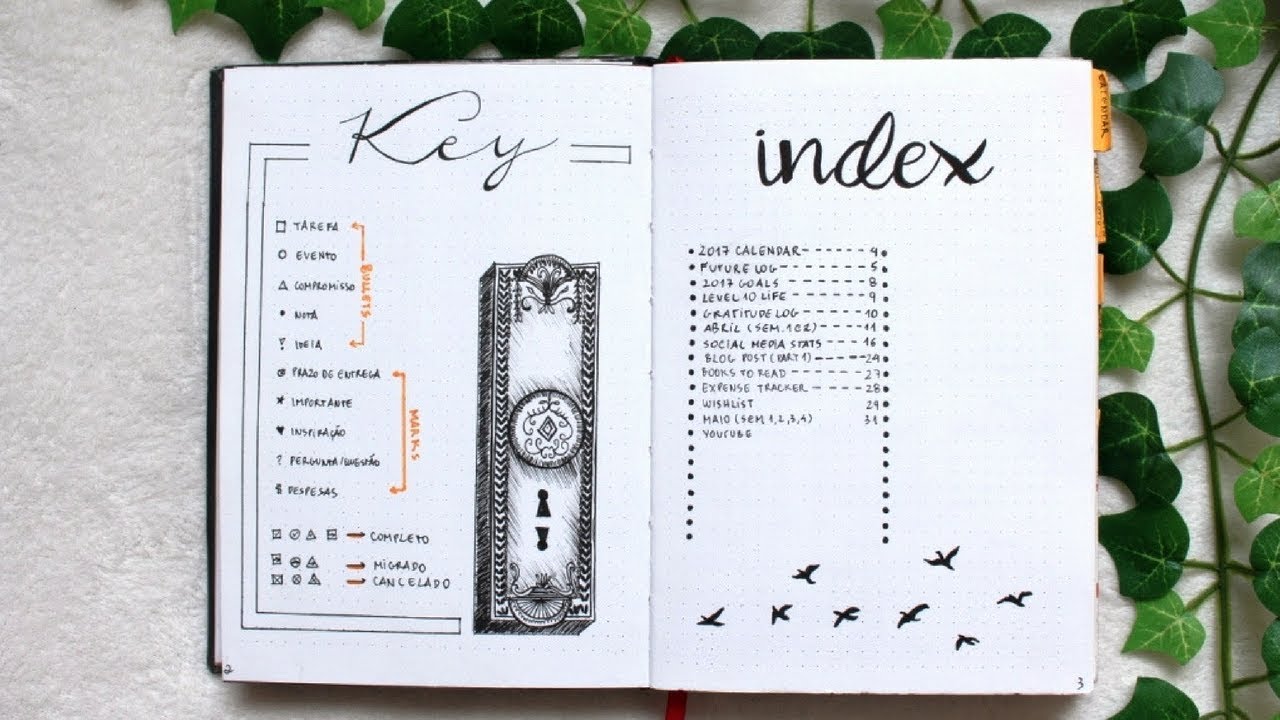 Como eu organizo a minha vida - Bullet Journal Tour | Marina Araújo