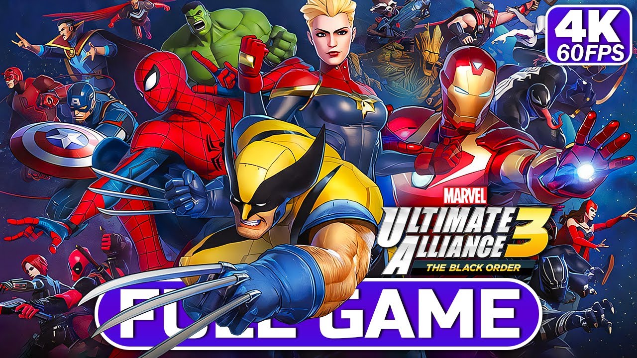 Marvel Ultimate Alliance 3: The Black Order - Gameplay Walkthrough Full Game | 4K 60FPS