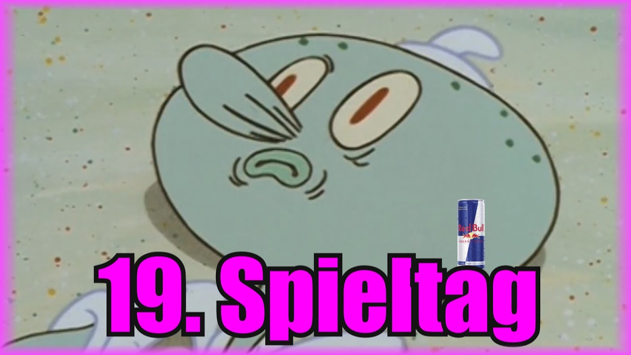 Bundesliga 19/20 19. Spieltag portrayed by Spongebob [Deutsch/German]