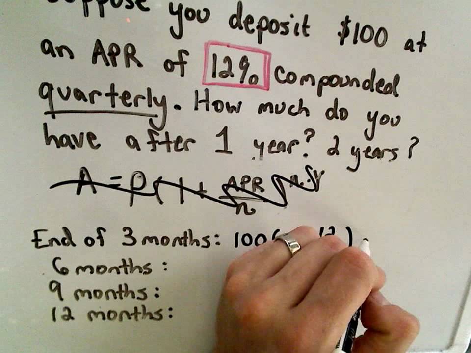 Compound Interest - More than Once Per Year