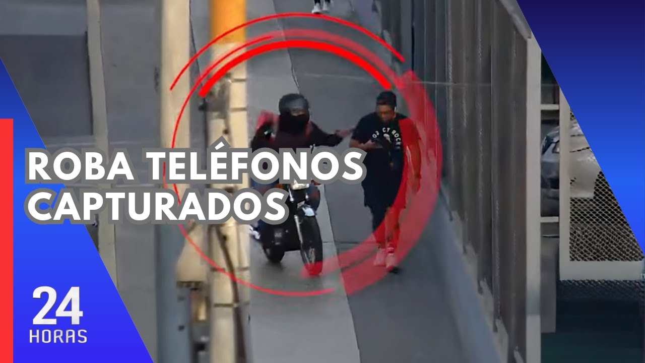 Cercado de Lima: capturan a delincuentes que arrebataban celulares en moto