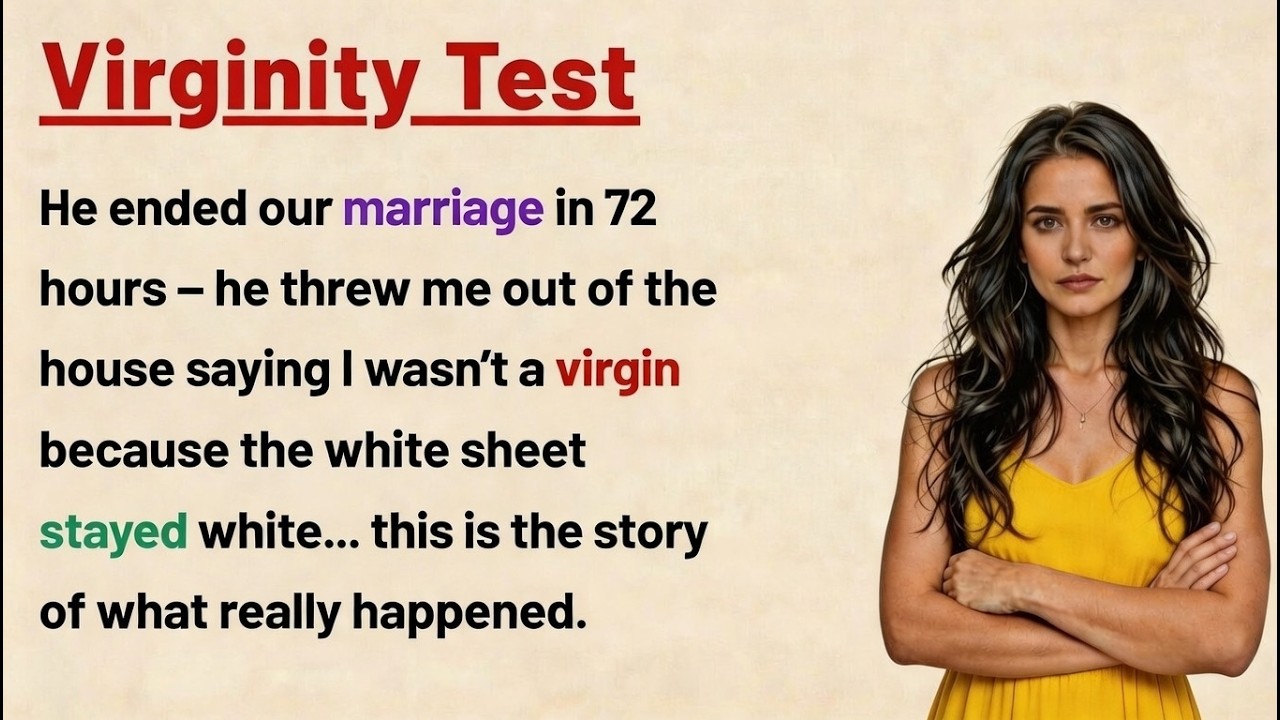 Virginity Test Story ⭐ Learn English Through Stories Level 3 - A1–A2 Listening Practice