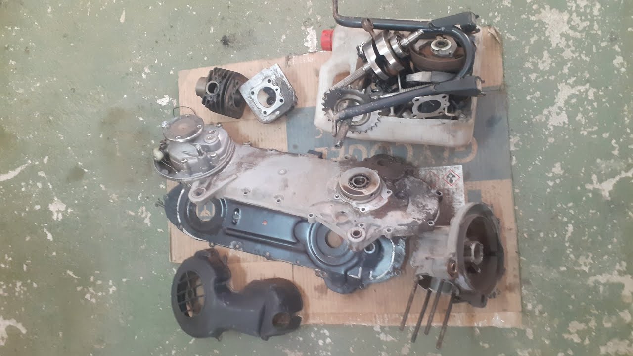 desmontaje de motor donante para  vespino nl