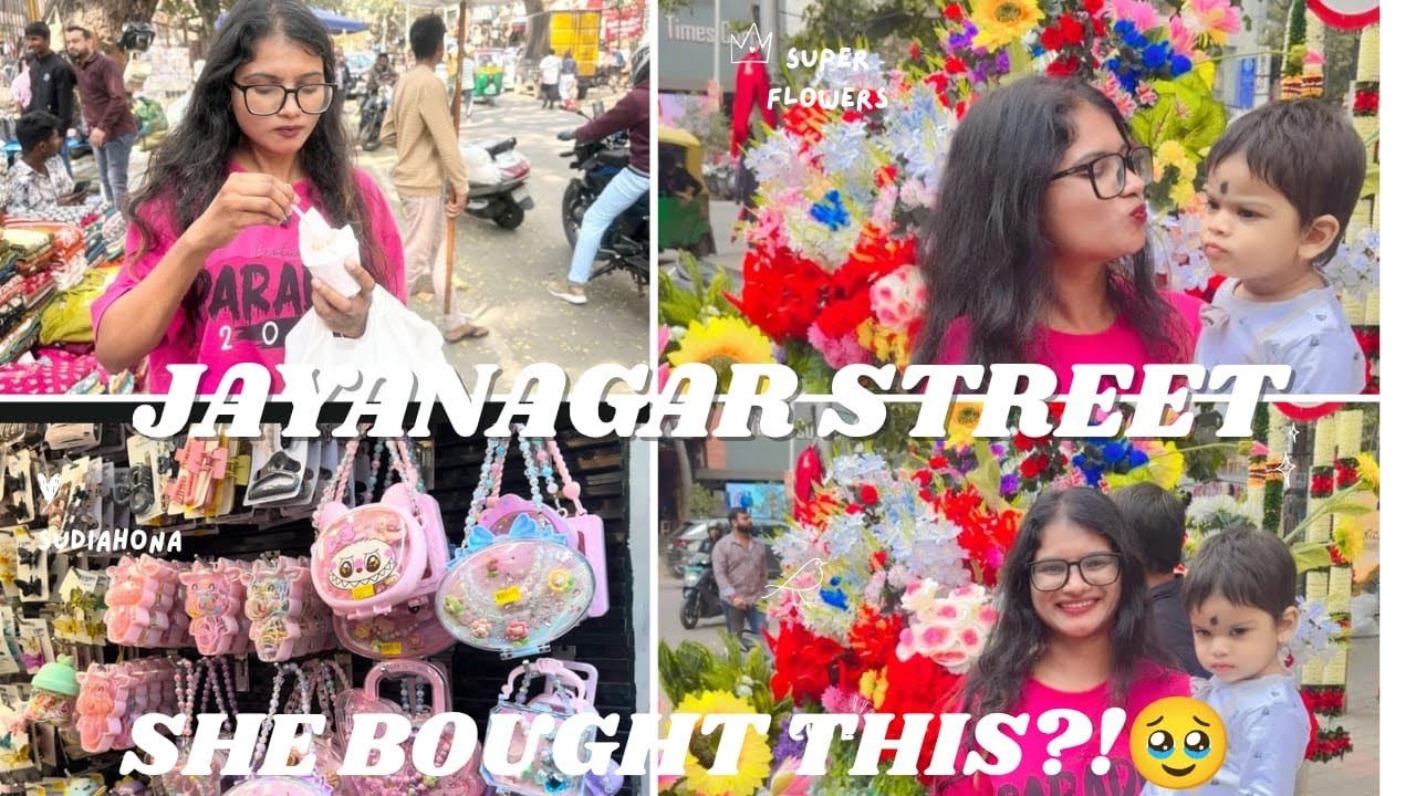 Street Shopping Date with My Wife❤️| Fun Couple Vlog | Jayanagar | Bangalore Chepest Street shopping