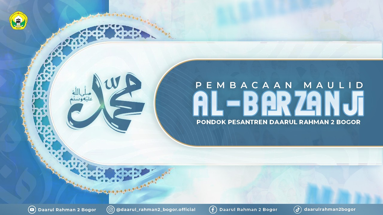 🔴 LIVE | Maulid AL-Barzanji 2026 - 2027 | Pondok Pesantren Daarul Rahman