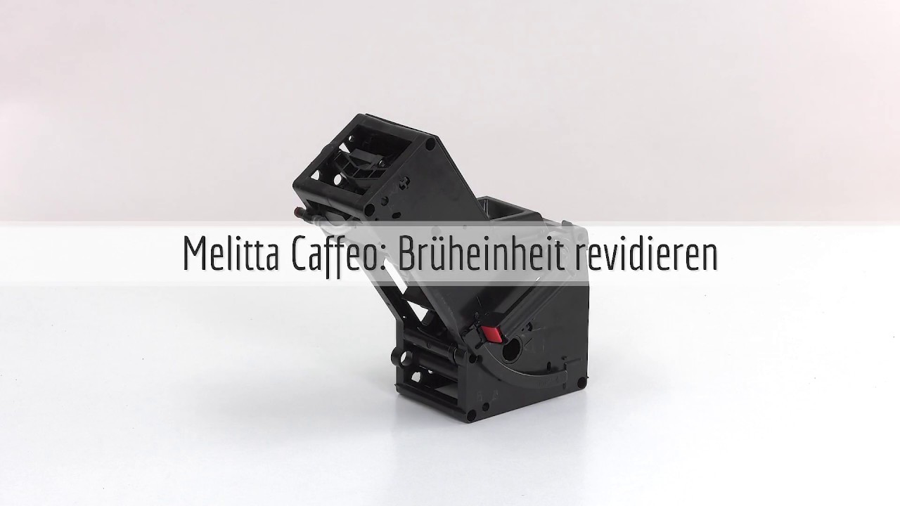 Brüheinheit von Melitta Caffeo zerlegen, reinigen und revidieren