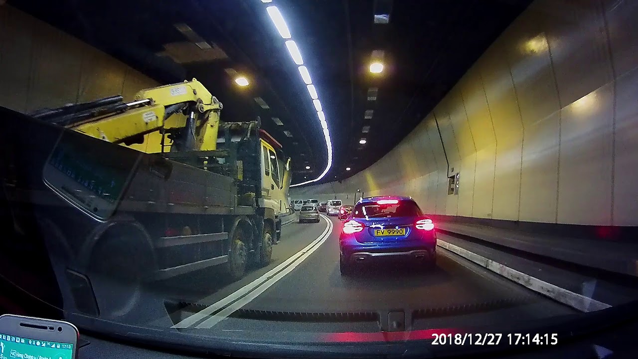 【車Cam】香港銅鑼灣→九龍紅磡Cross Harbour Tunnel走行中【201812271709 000049AA】