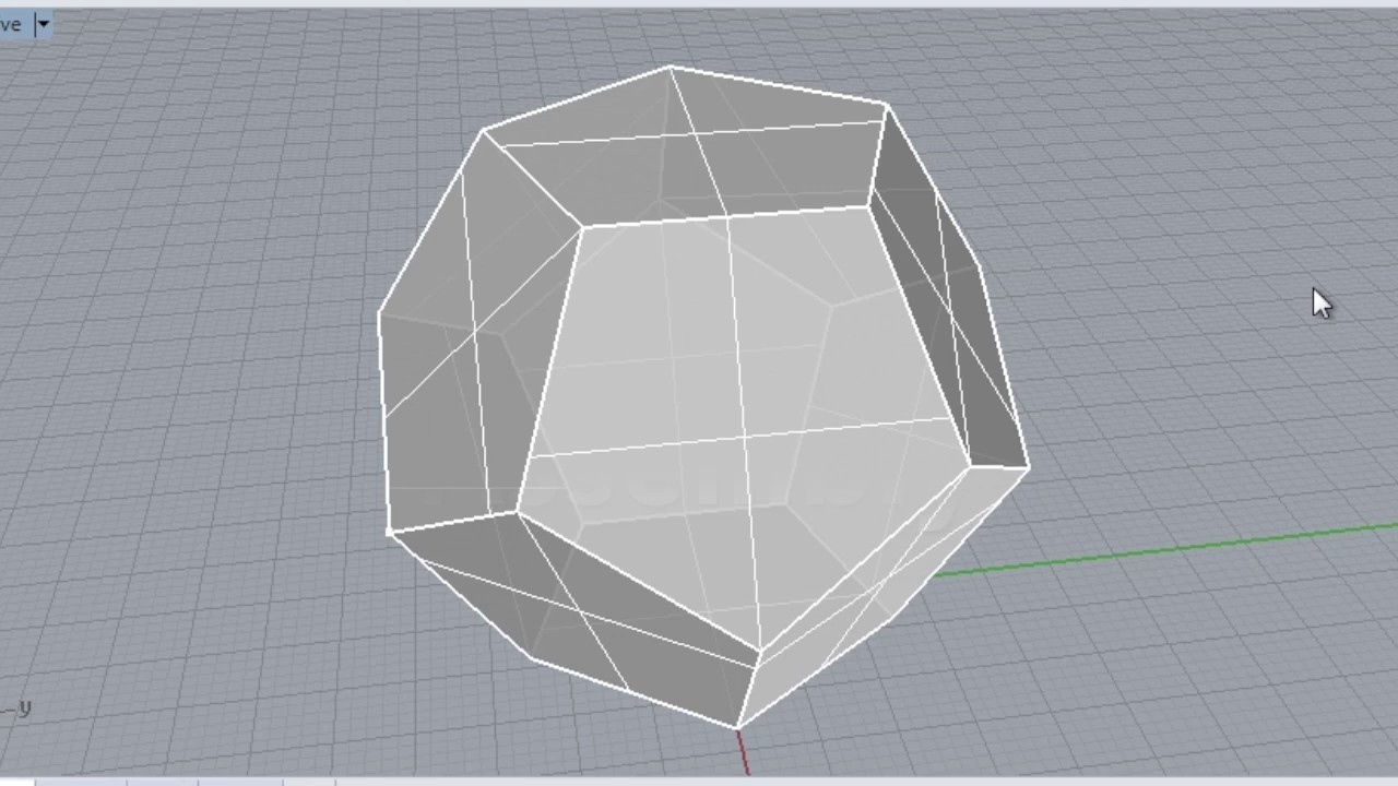 Rhinoceros 3D- Dodecahedron Assembly