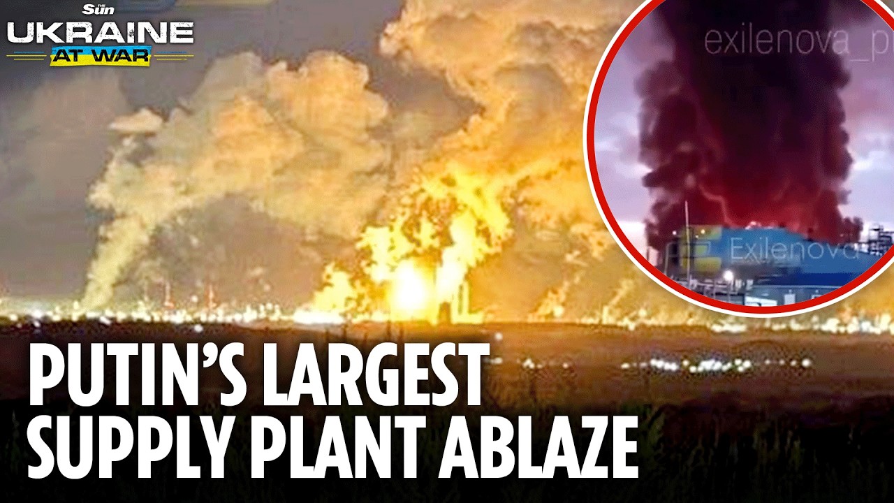 Russia&rsquo;s largest production site burns after massive explosion