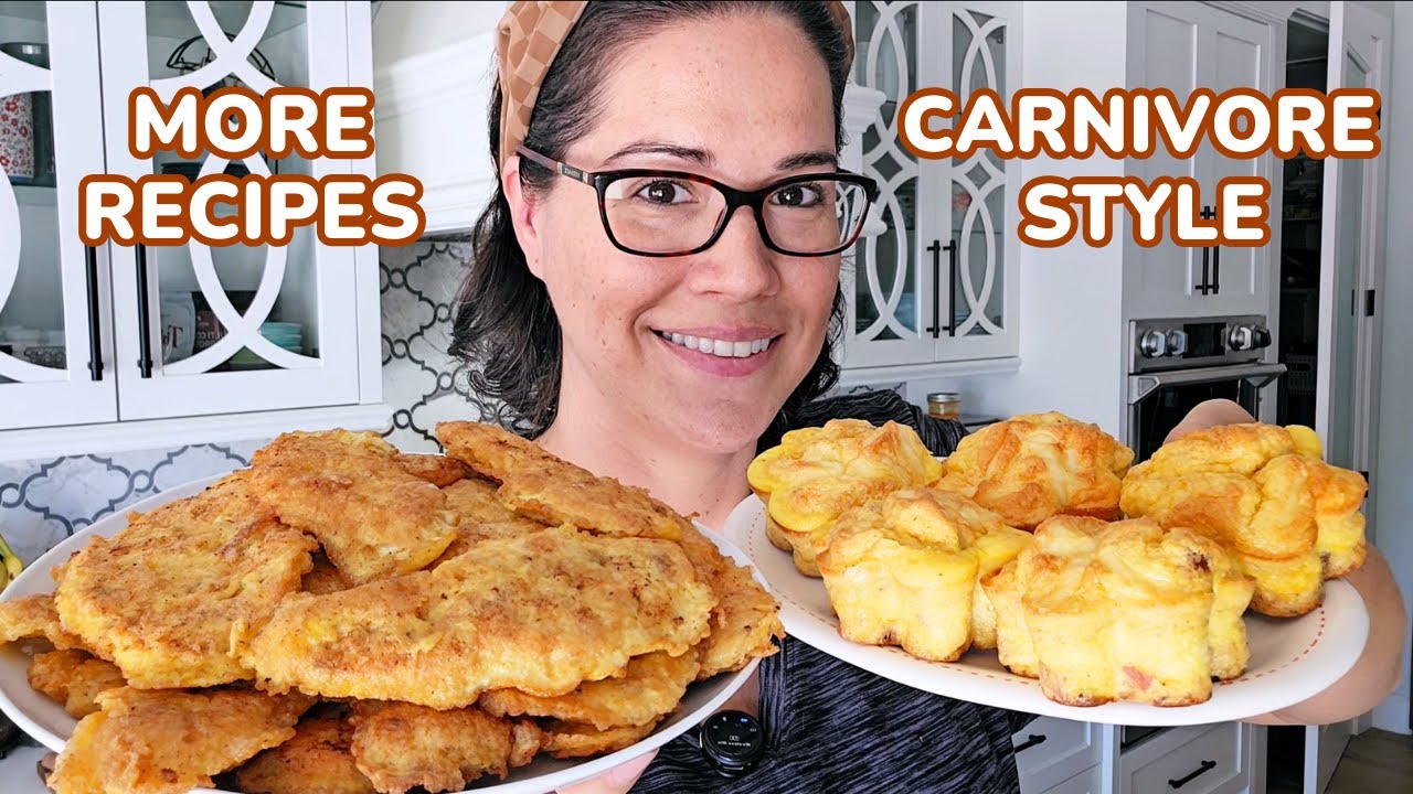 2 Carnivore Recipes. Chicken Schnitzel & Breakfast Egg Bites (new ingredient).