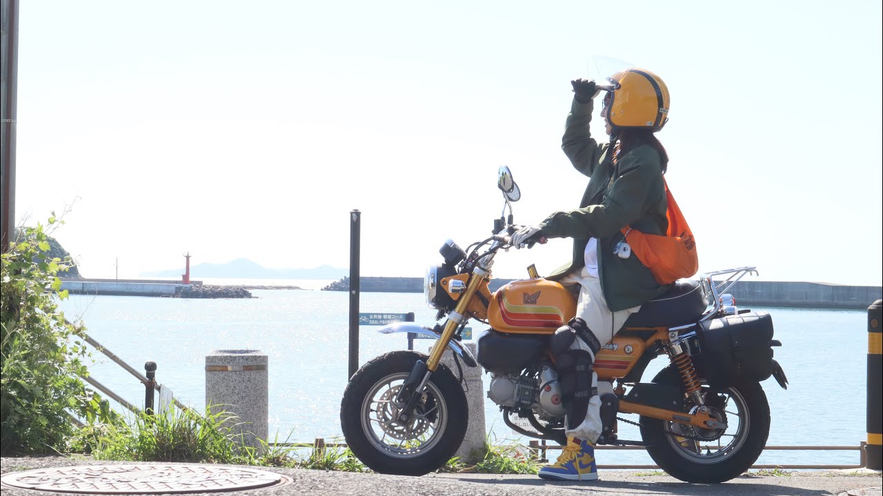 トンビに襲われながら「史上最高のツーリングができた」と豪語する女 | モンキー125