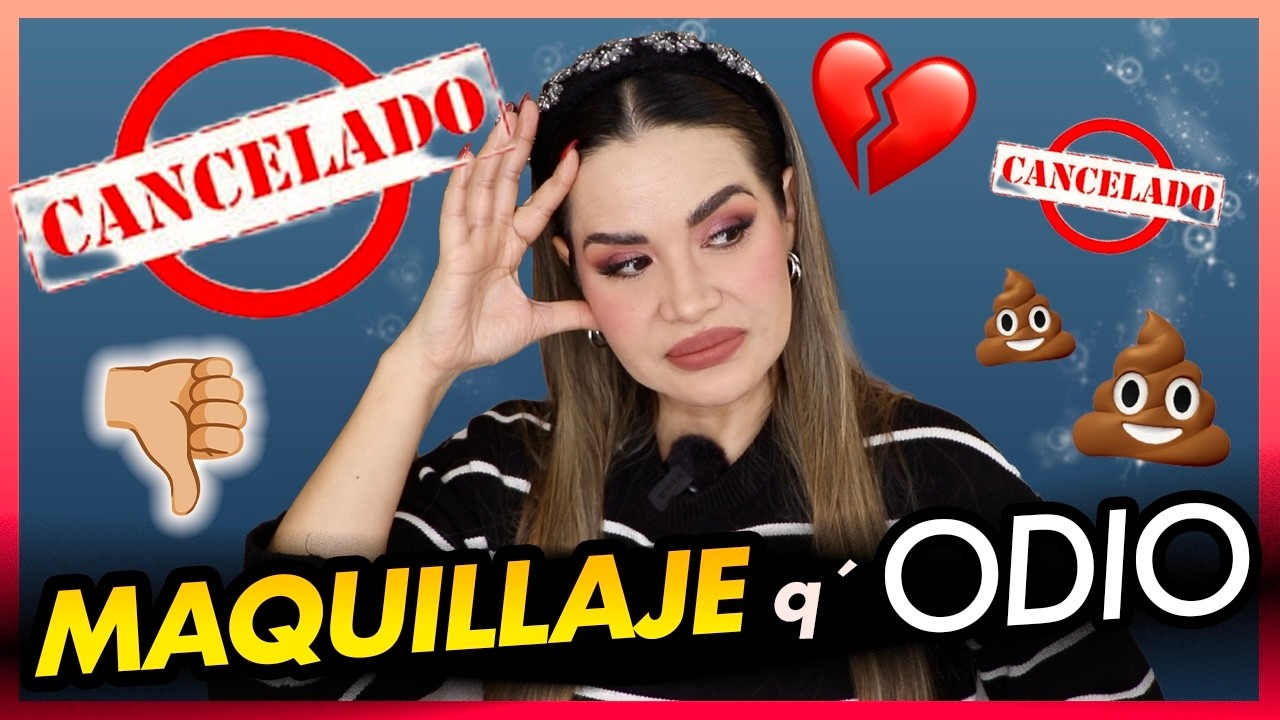 ¡¡MAQUILLAJE CON PRODUCTOS QUE ODIO!!