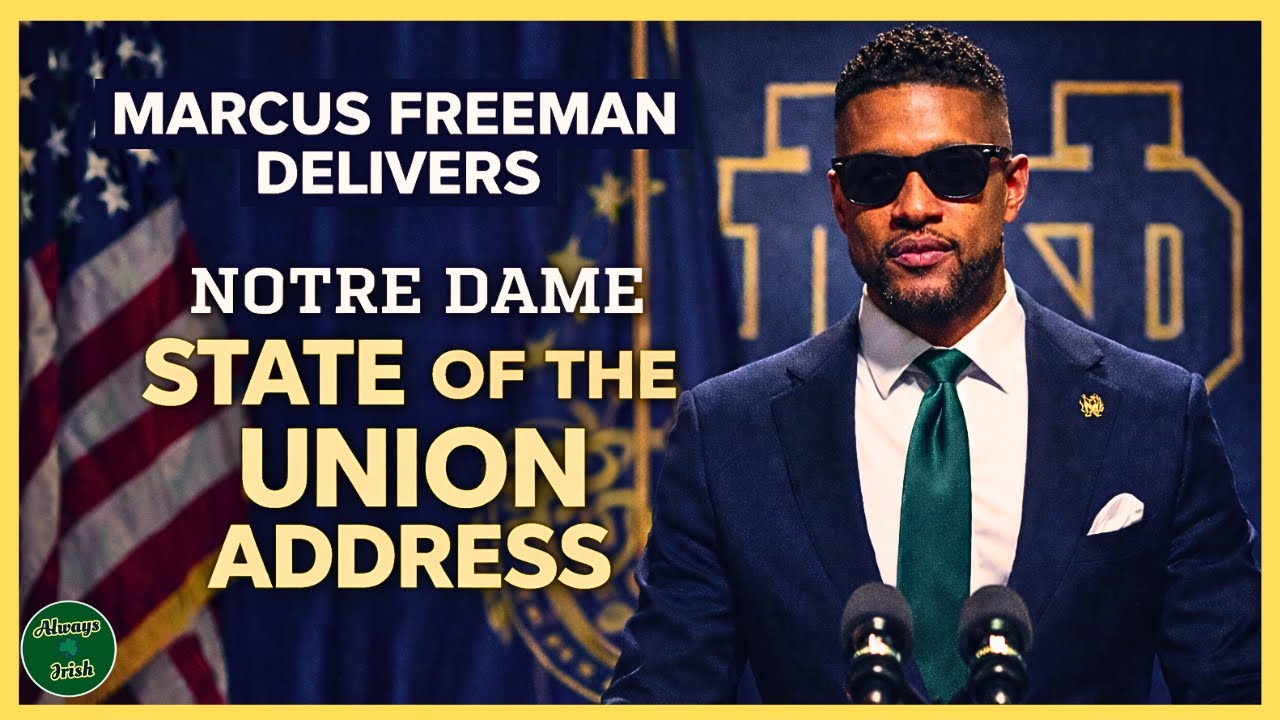 Marcus Freeman Delivers Stabilizing Notre Dame State Of The Union Address☘️