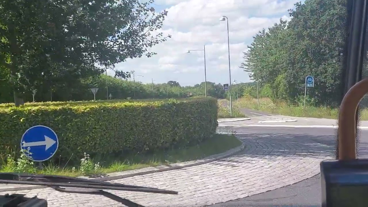 151 hele turen fra Værløse st til Værløse st via kirke Værløse med vdl citea 2587