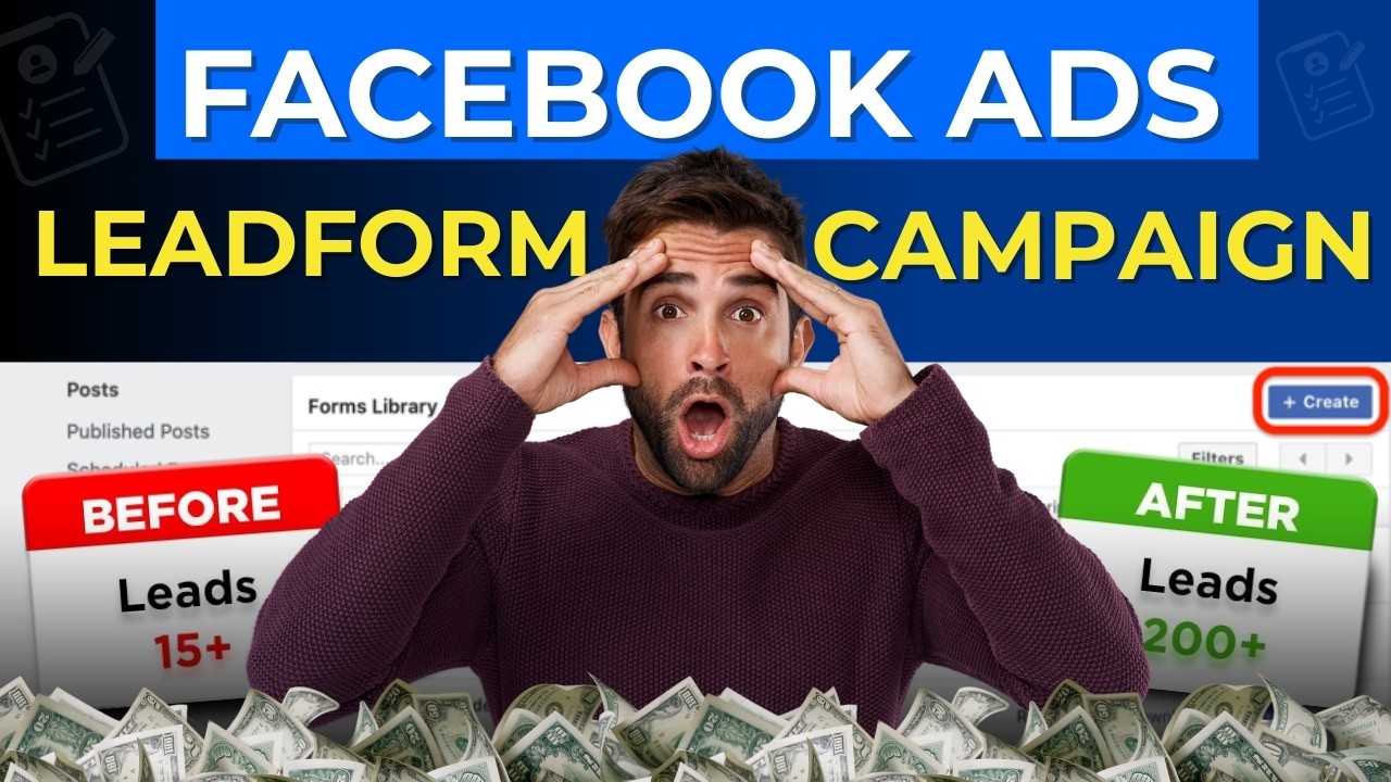 facebook lead form ads 2025 | facebook lead form campaign | lead form setup | lead form creation