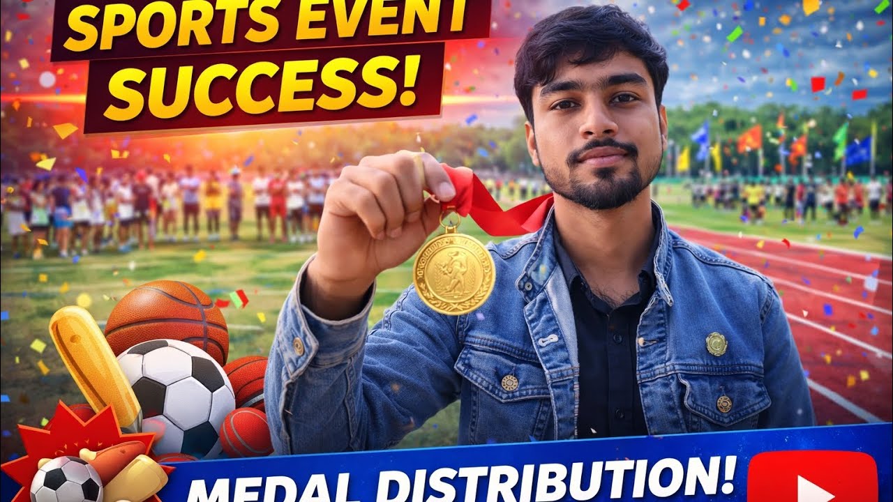 Medal distribution! Last day of sports event part-2 Lucknow university 
