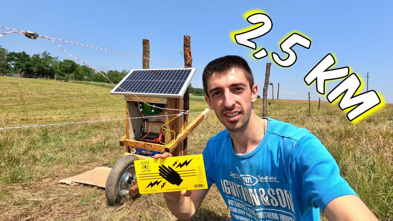 Am construit 2,5 Km de GARD ELECTRIC! M-am ELECTROCUTAT RĂU!