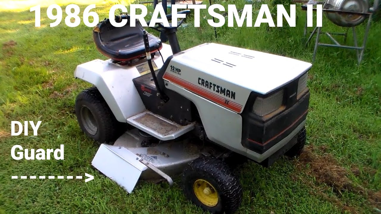 1986 Craftsman II Upgrades and Custom Deck Guard