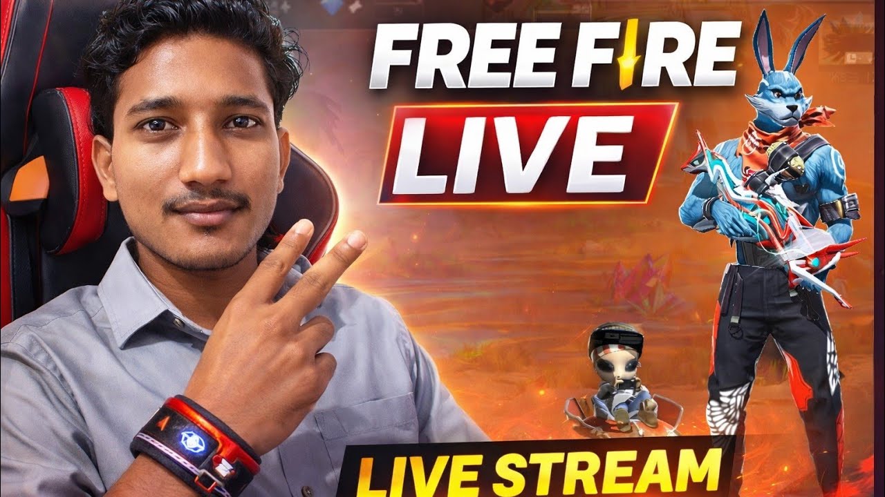 Sandybhai   is live 💥 Br Ranked push ⚡🔥 Ajao jaldi se live 😮🫴 #freefire #live #fastredgaming