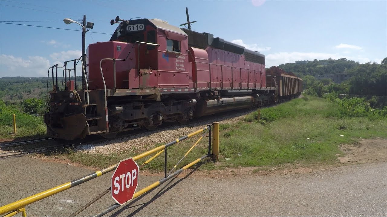 Bauxite Train In Discovery Bay, St Ann, Jamaica