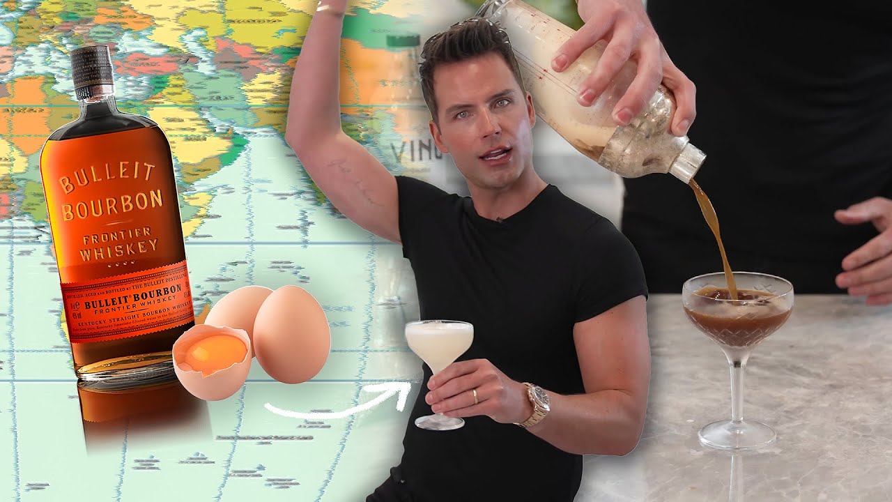 RAW EGGS IN A COCKTAIL?! (Cocktails from Around The World!)