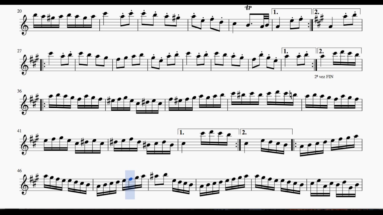 Rondo Alla Turca (Turkish March) Sheet Music for Violin