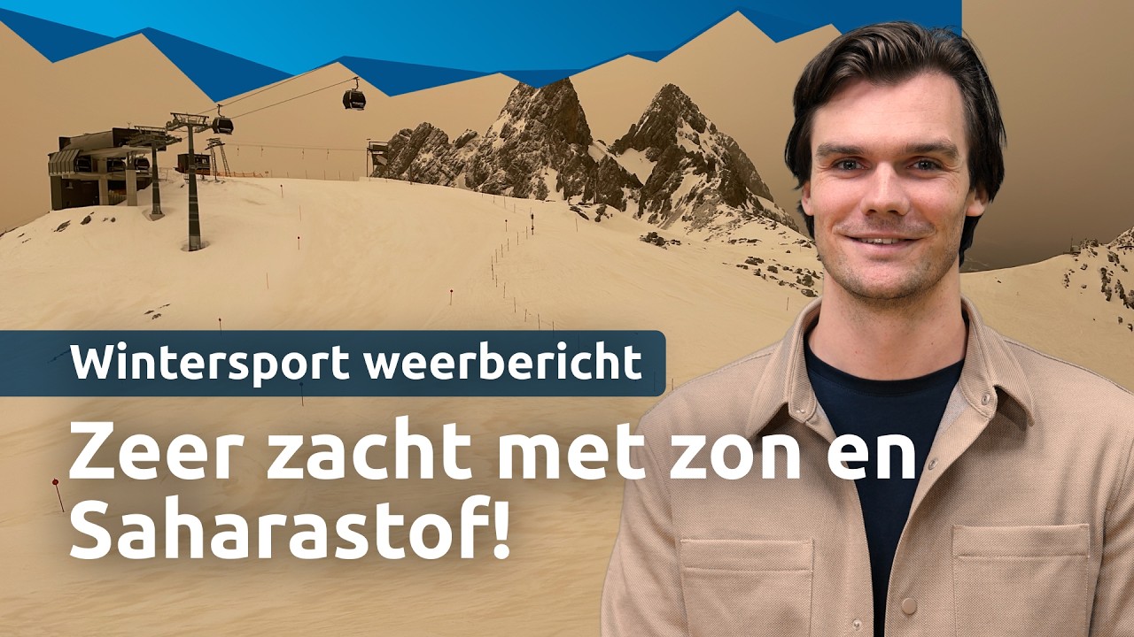 Zacht met zon en Saharastof | Wintersport weerbericht
