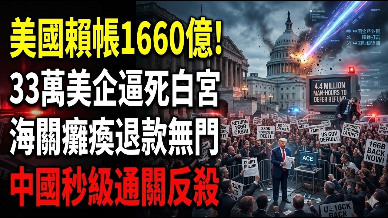 賴掉1.2萬億巨款？美國海關爆出世紀醜聞，中國「已讀不回」讓霸權徹底崩塌！