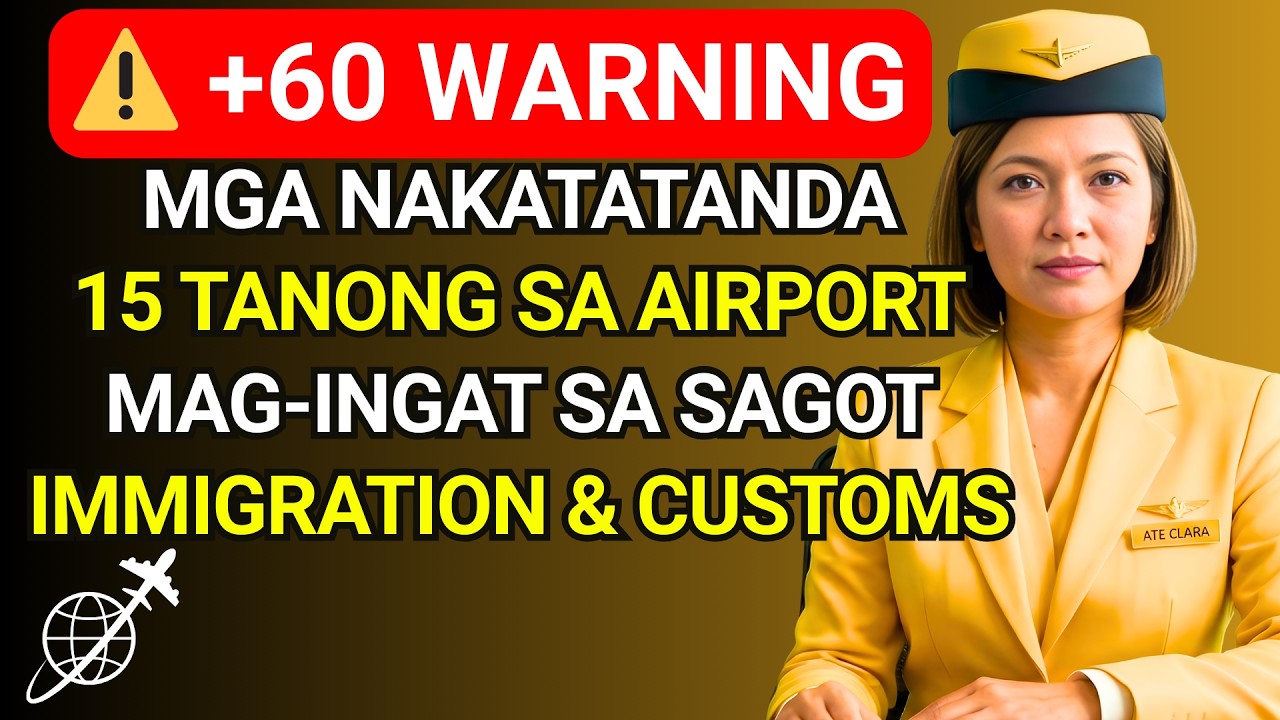 Babala sa Airport para sa mga Nakatatanda: 15 Tanong sa Immigration at Customs (2026)