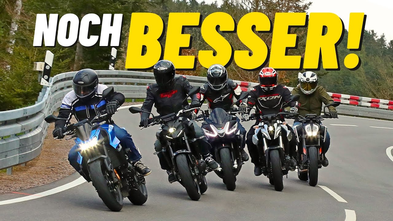 700er-Naked-Bikes im Vergleichstest - Aprilia vs. Honda vs. KTM vs. Suzuki vs. Yamaha