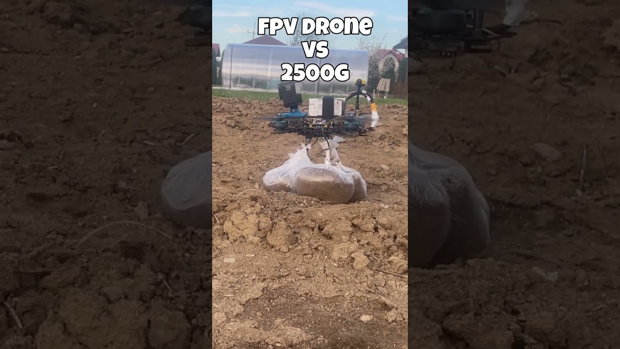2,5KG vs DRON FPV