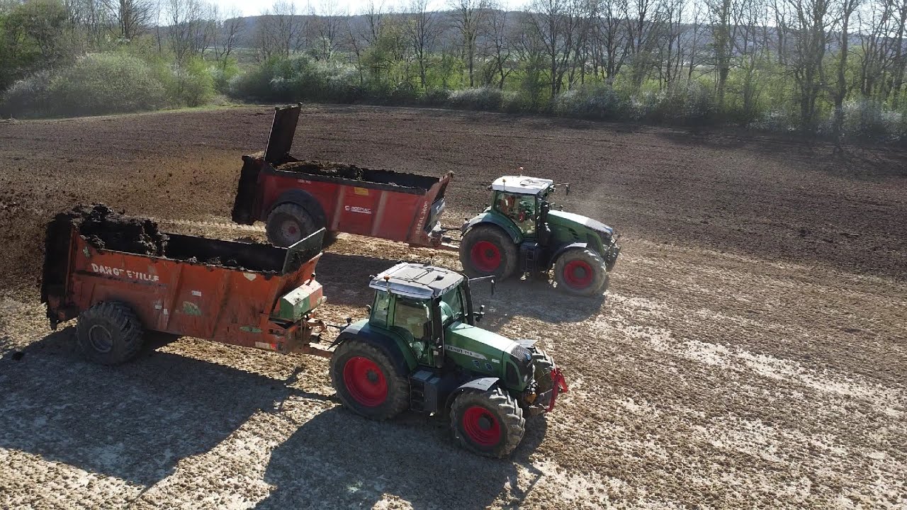 DUO FENDT A L'&Eacute;PENDAGE DE FUMIER 2025 ! FENDT 927 &Eacute;PENDEUR SODIMAC ! FENDT 718 &Eacute;PENDEUR DANGREVILLE