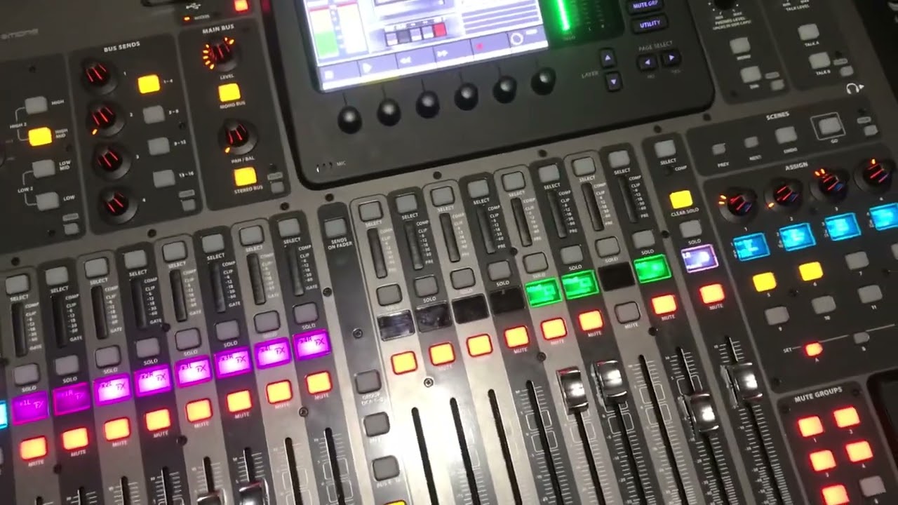 Como setear la ganancia en la x32