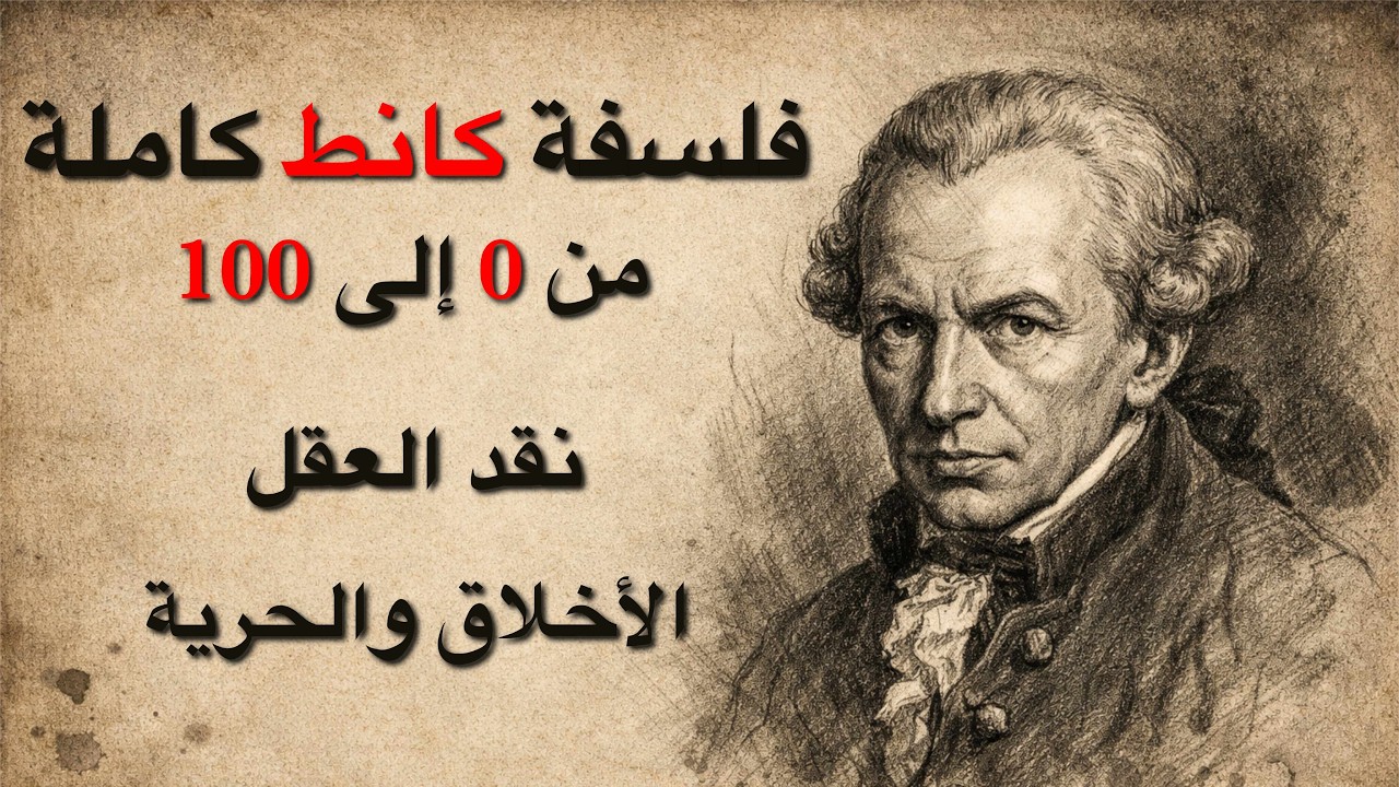 شرح فلسفة كانط كاملة | نقد العقل، الأخلاق، الحرية والجمال – Immanuel Kant Philosophy
