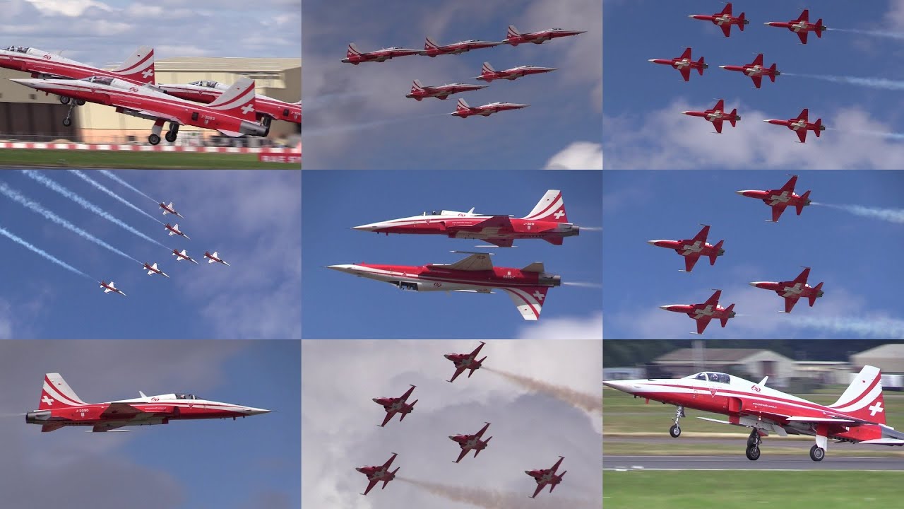 24/07/21 RIAT 2024 | Swiss Air Force Patrouille Suisse Flying Display at Day 3