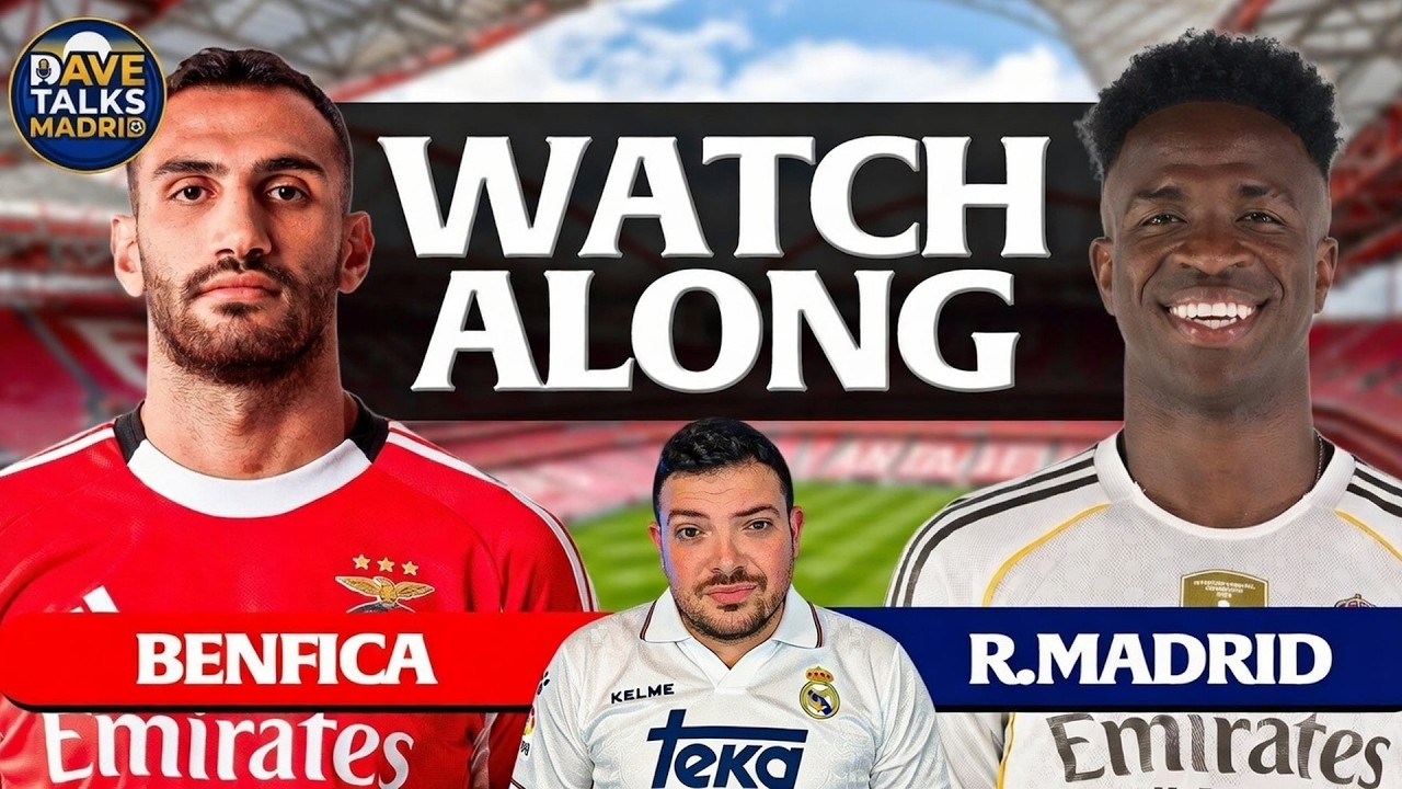 Benfica vs Real Madrid LIVE EN VIVO | La Liga WATCHALONG & FAN HIGHLIGHTS