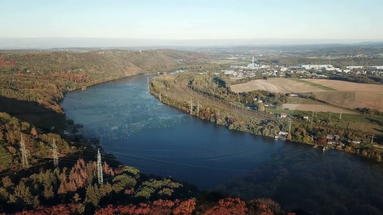 Flug über dem Hengsteysee  UHD