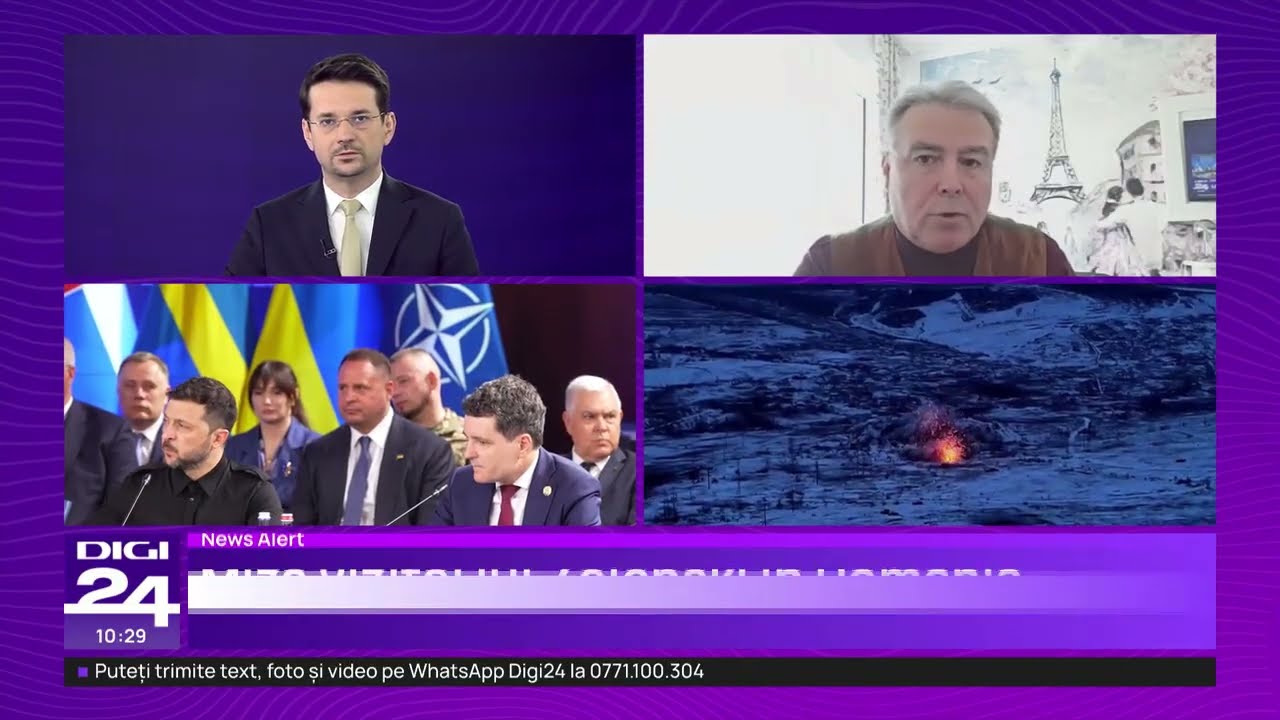 Zelenski, vizită oficială în România. Cioroianu: Cei care pot să ofere expertiză sunt ucrainenii