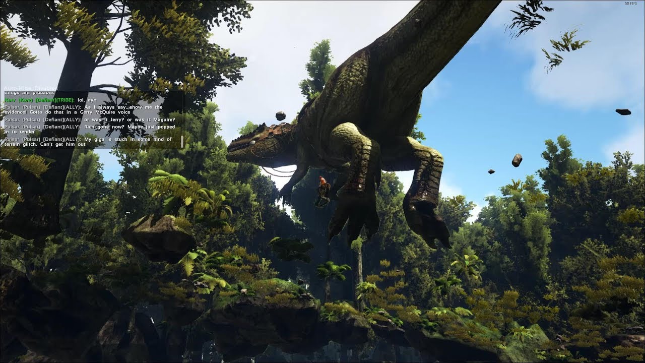 ARK Dino Stuck in Terrain